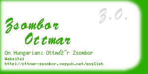 zsombor ottmar business card